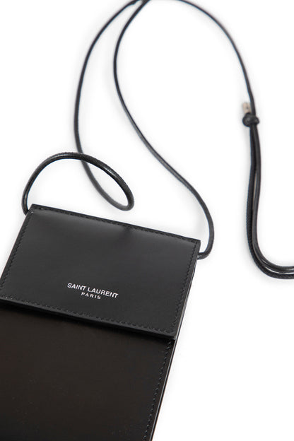 SAINT LAURENT MAN BLACK MINI BAGS