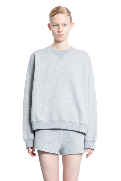 GUCCI WOMAN GREY SWEATSHIRTS