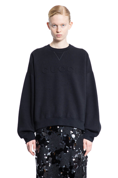 GUCCI WOMAN BLACK SWEATSHIRTS