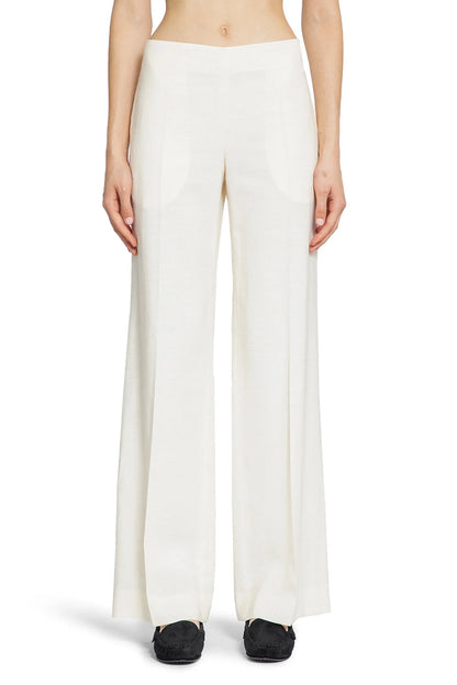 Antonioli THE ROW WOMAN OFF-WHITE TROUSERS