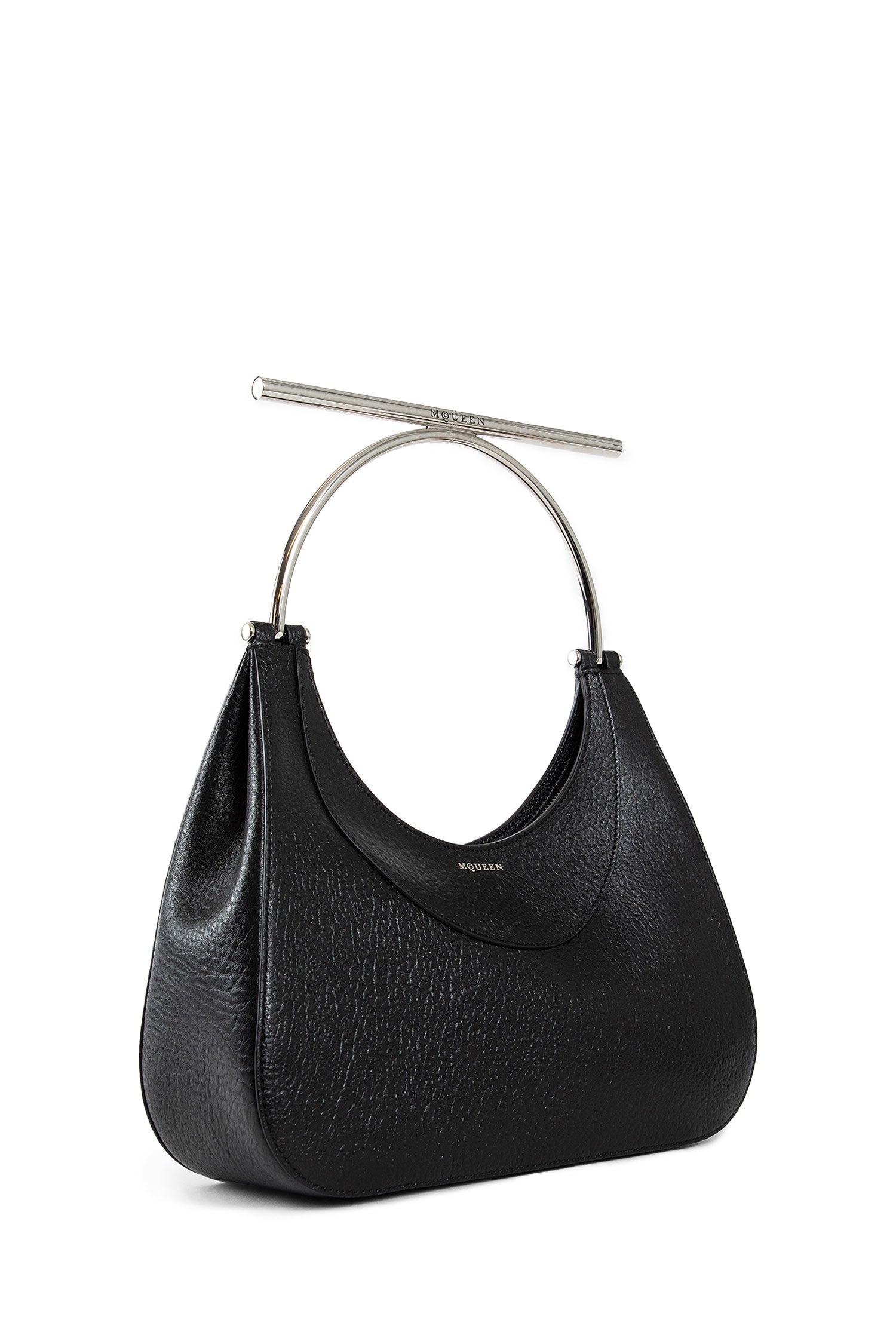 ALEXANDER MCQUEEN WOMAN BLACK TOP HANDLE BAGS