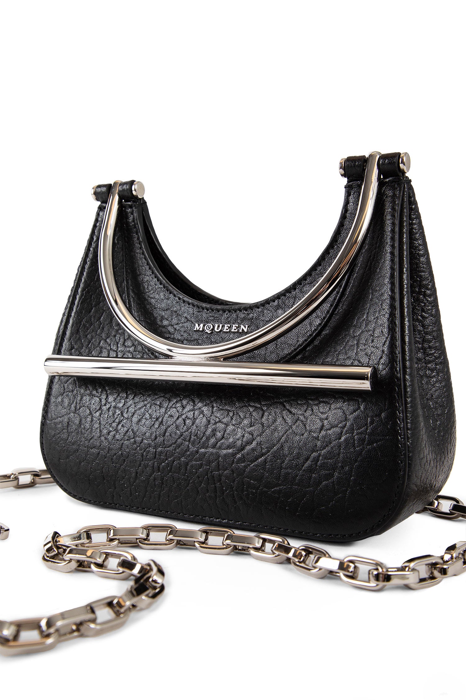 ALEXANDER MCQUEEN WOMAN BLACK MINI BAGS