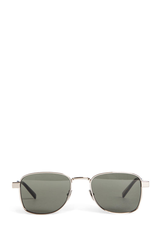 SAINT LAURENT MAN SILVER EYEWEAR