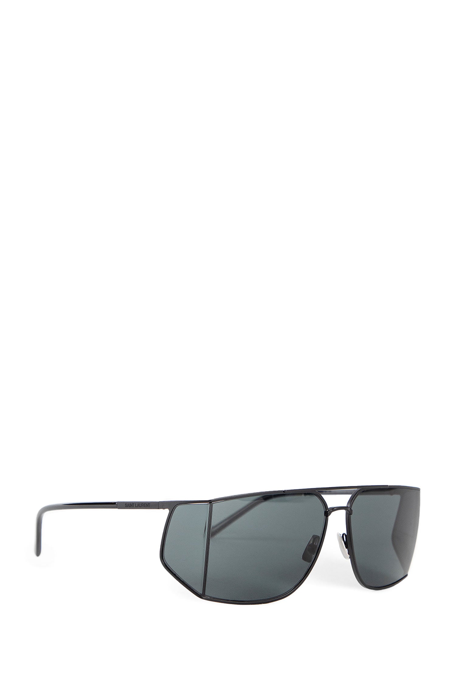 SAINT LAURENT MAN SILVER EYEWEAR