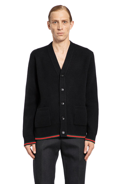 GUCCI MAN BLACK KNITWEAR