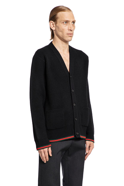 GUCCI MAN BLACK KNITWEAR