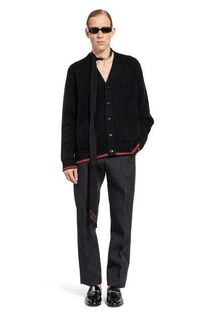 GUCCI MAN BLACK KNITWEAR