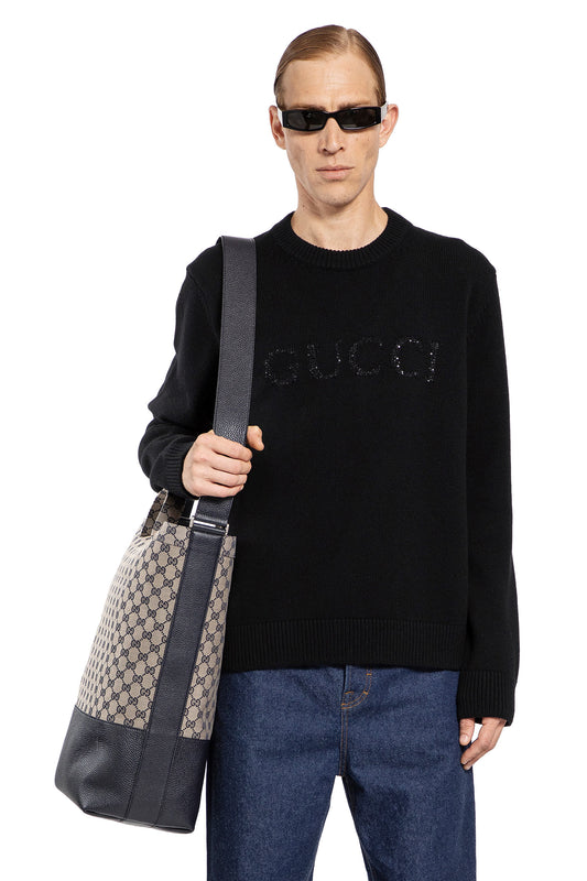 GUCCI MAN BLACK KNITWEAR