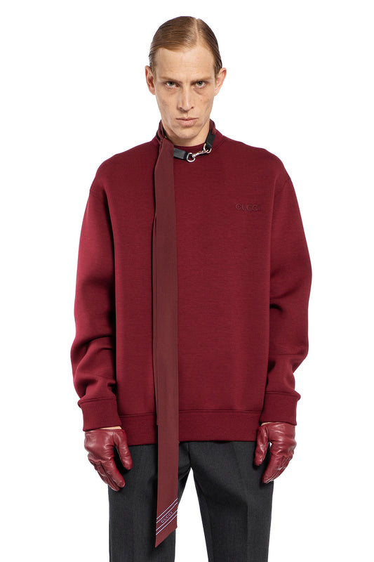 GUCCI MAN RED SWEATSHIRTS