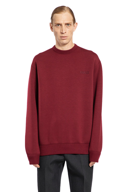 GUCCI MAN RED SWEATSHIRTS