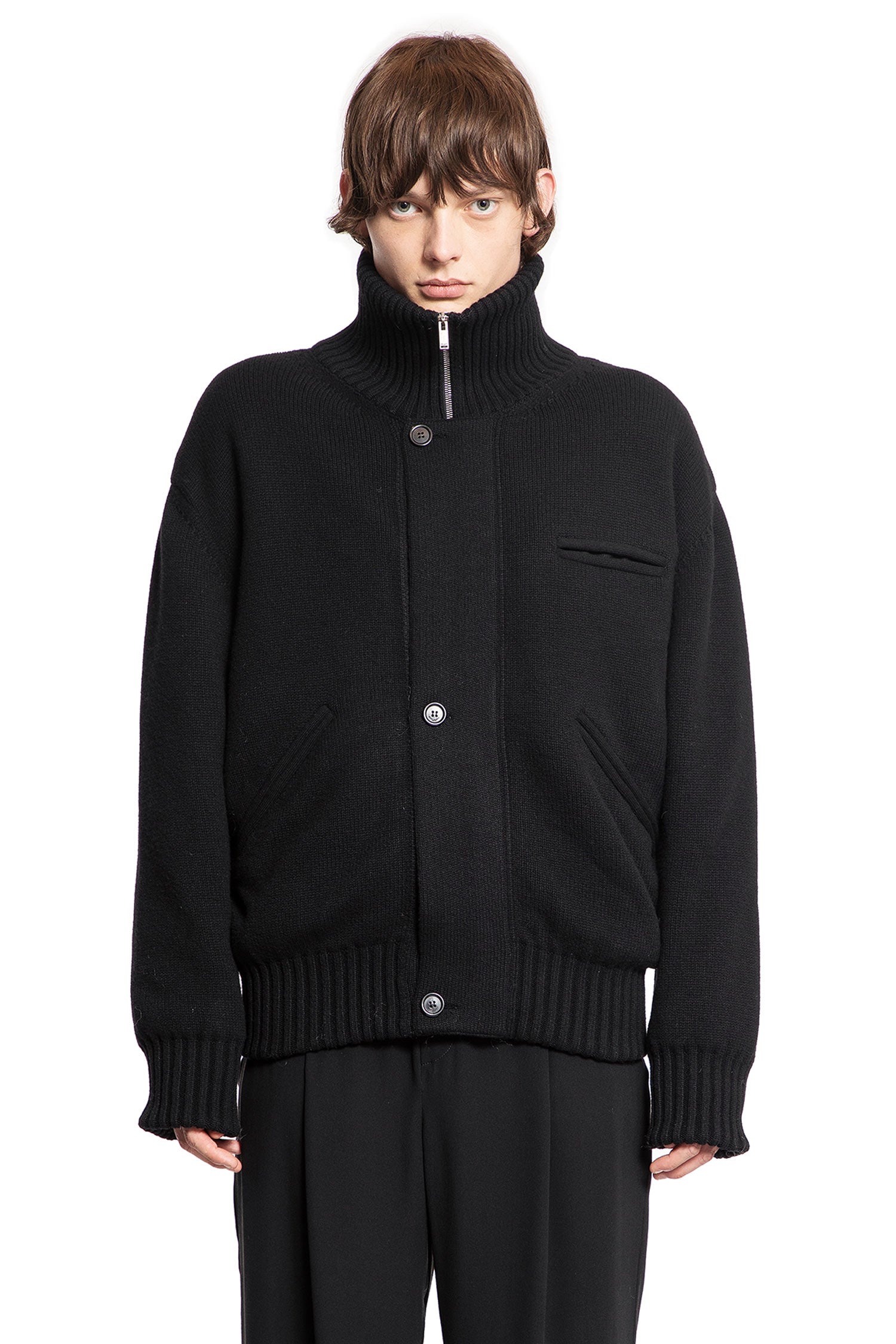 SAINT LAURENT MAN BLACK JACKETS