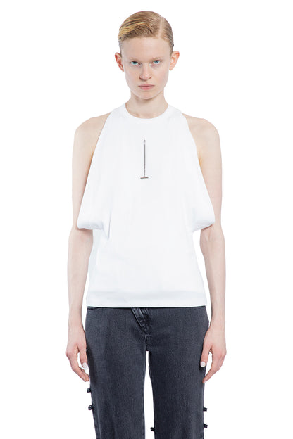 Antonioli ALEXANDER MCQUEEN WOMAN WHITE T-SHIRTS & TANK TOPS