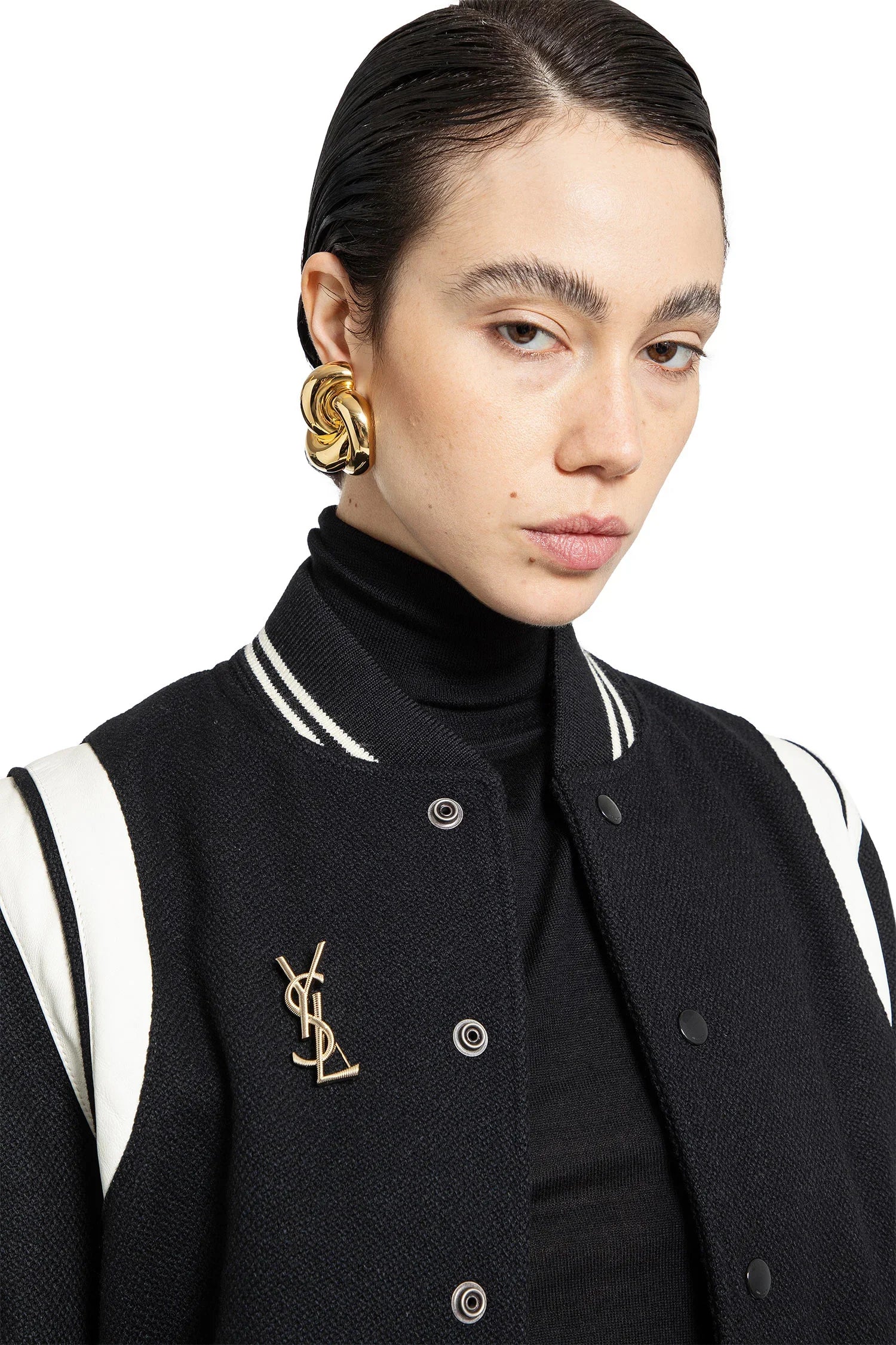 SAINT LAURENT WOMAN GOLD JEWELLERY - Antonioli.eu