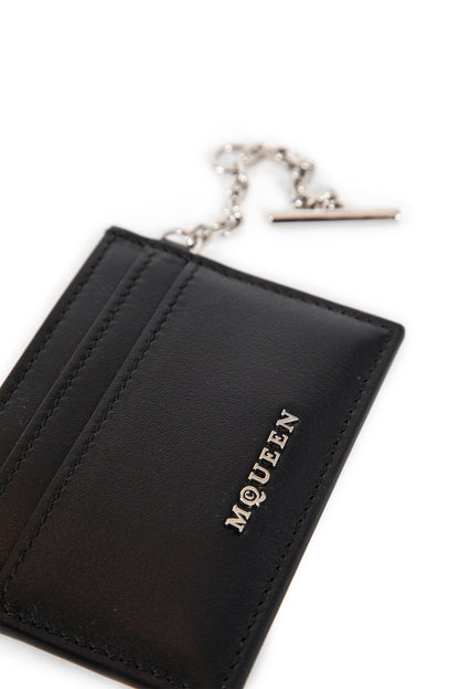 ALEXANDER MCQUEEN WOMAN BLACK WALLETS & CARDHOLDERS