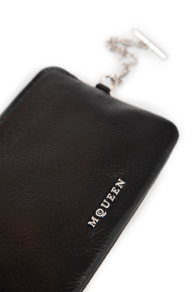 ALEXANDER MCQUEEN WOMAN BLACK WALLETS & CARDHOLDERS