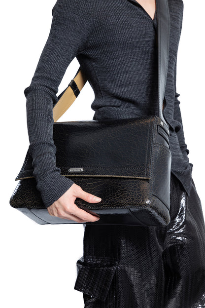 ALEXANDER MCQUEEN MAN BLACK CROSSBODY BAGS