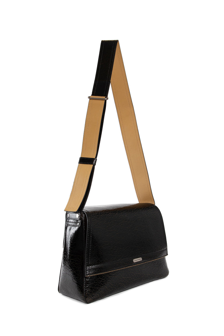 ALEXANDER MCQUEEN MAN BLACK CROSSBODY BAGS