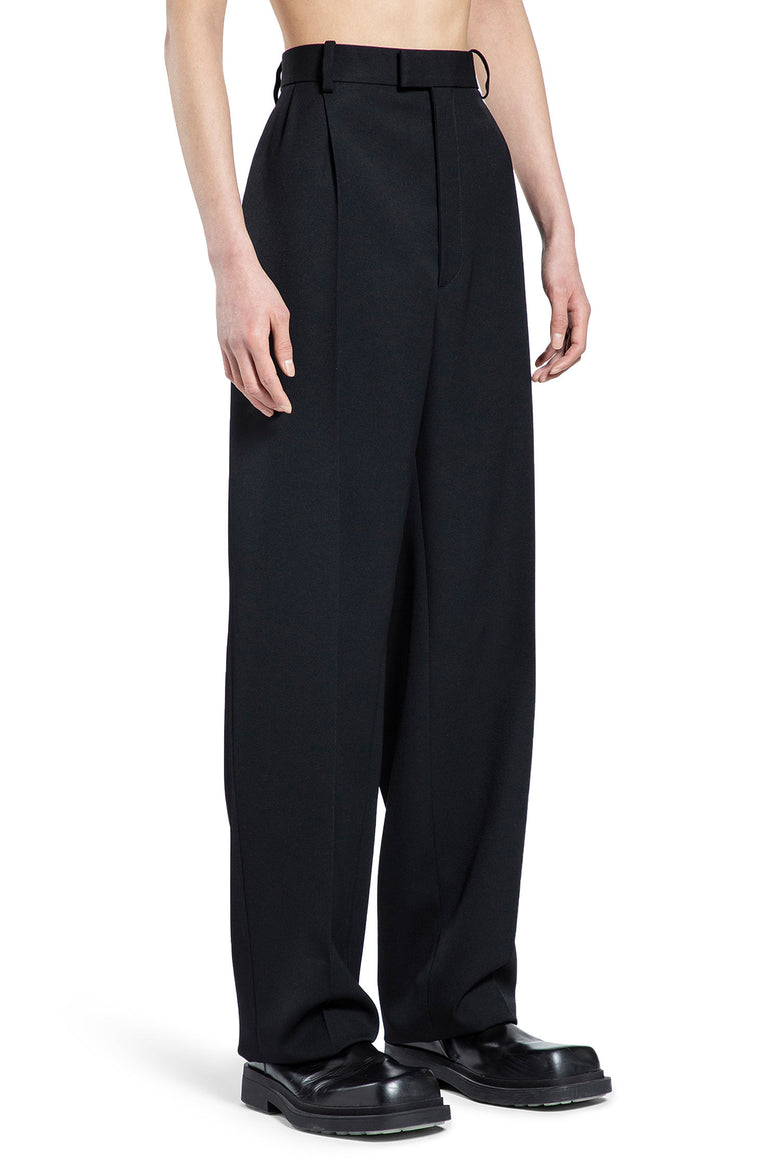 BOTTEGA VENETA MAN BLACK TROUSERS