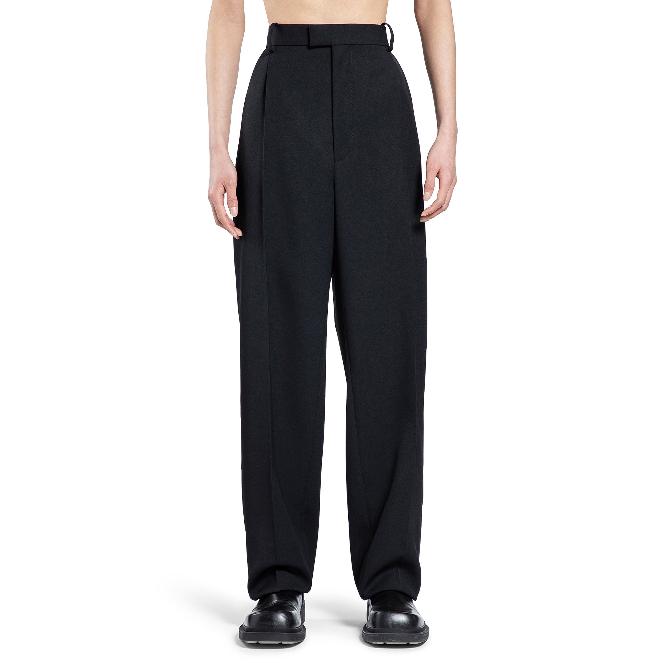 Tailored pleated trousers
