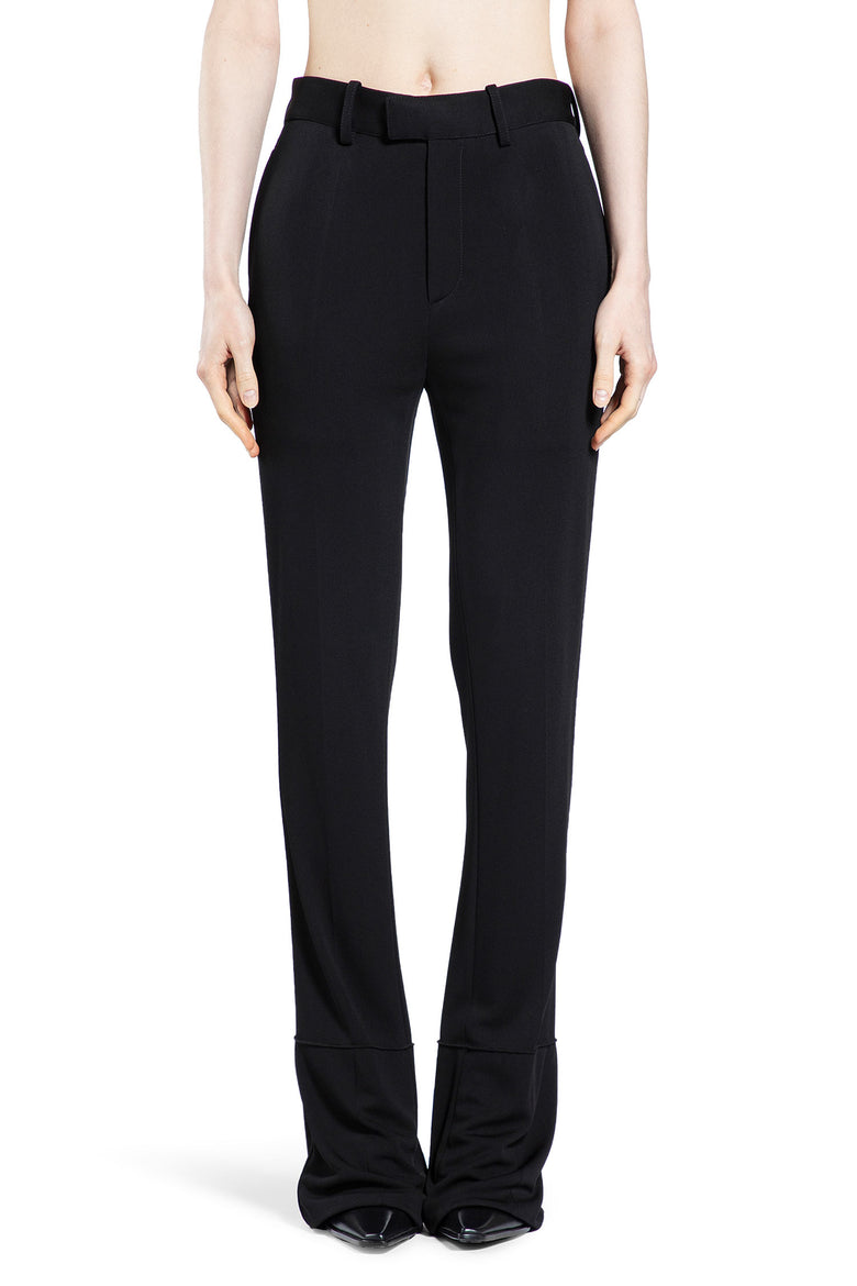 BOTTEGA VENETA WOMAN BLACK TROUSERS