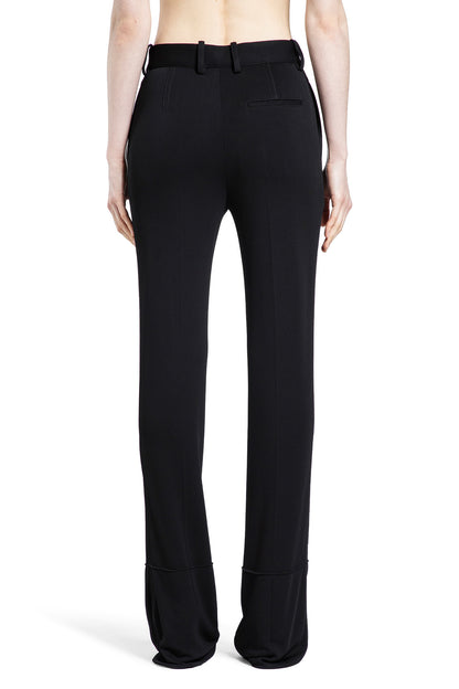 BOTTEGA VENETA WOMAN BLACK TROUSERS