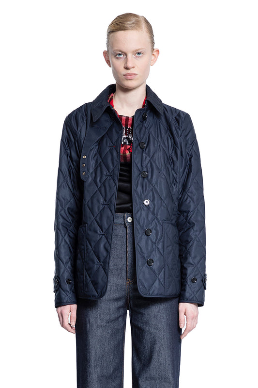 BURBERRY WOMAN BLUE JACKETS