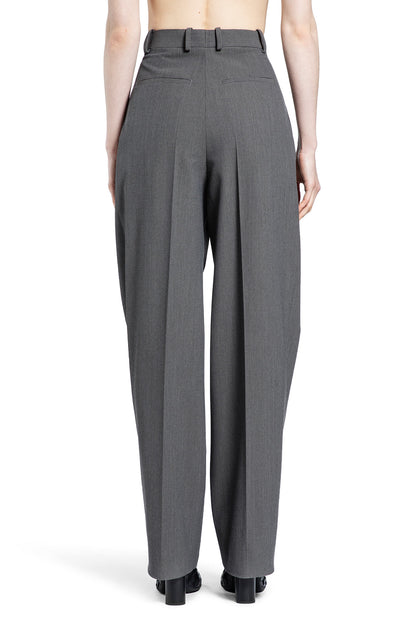 BOTTEGA VENETA WOMAN GREY TROUSERS