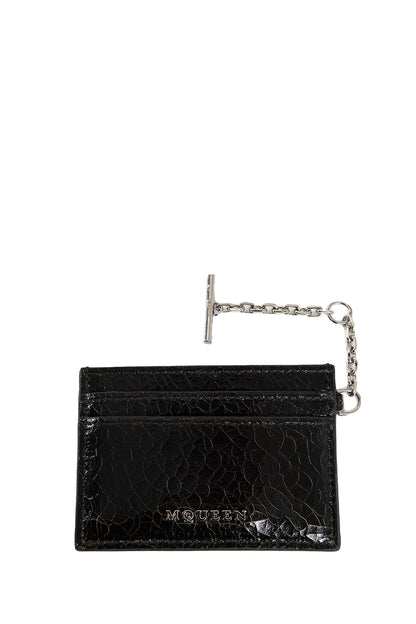 ALEXANDER MCQUEEN MAN BLACK WALLETS & CARDHOLDERS