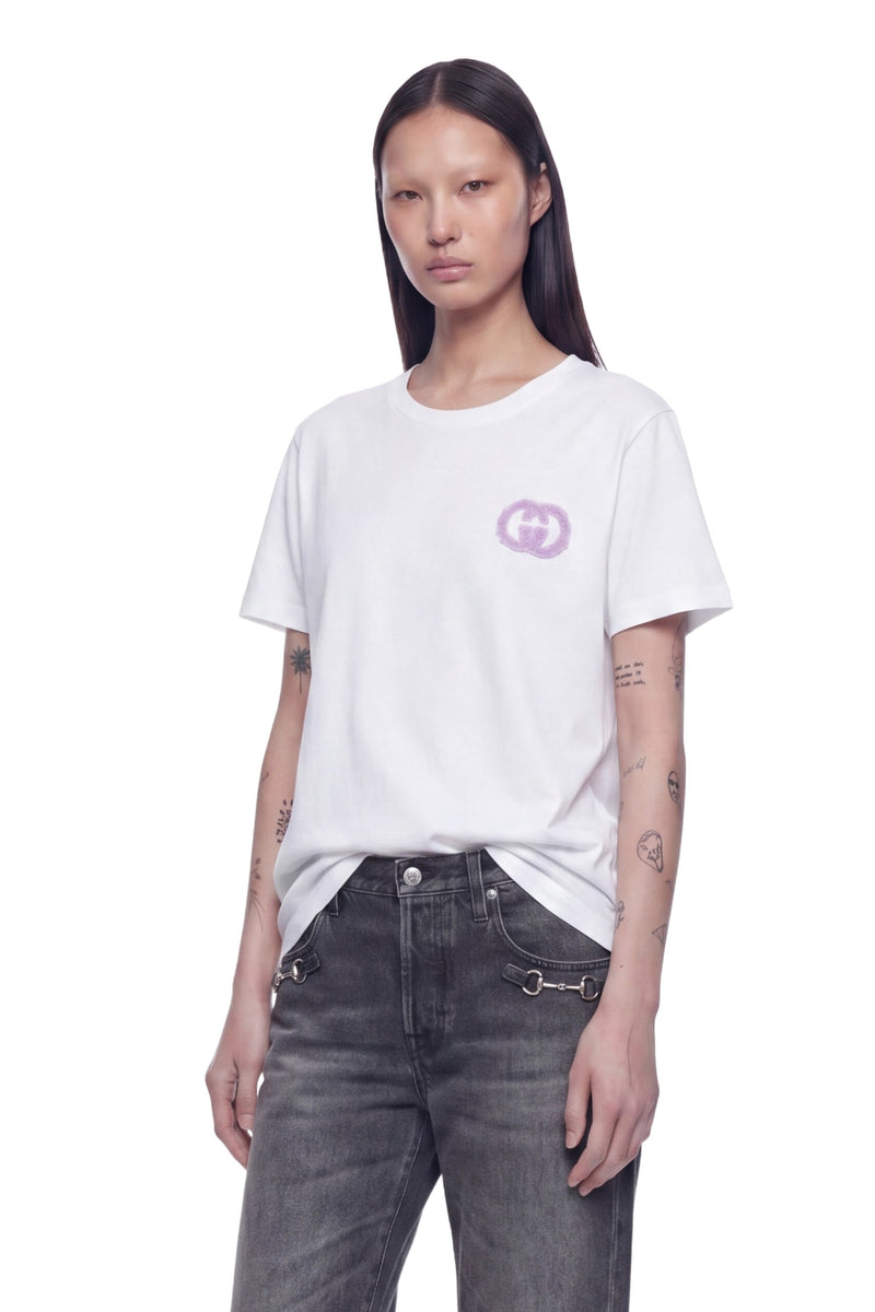GUCCI Medium Cotton Jersey T-Shirt woman