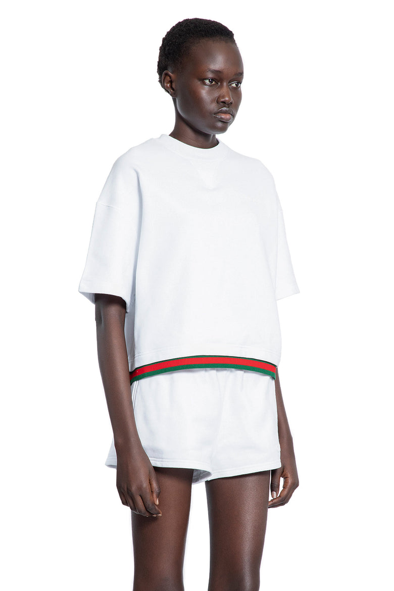 GUCCI WOMAN WHITE SWEATSHIRTS