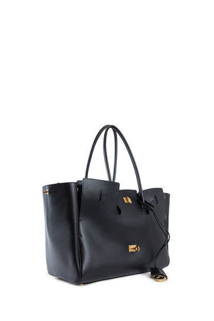 BALENCIAGA WOMAN BLACK TOTE BAGS