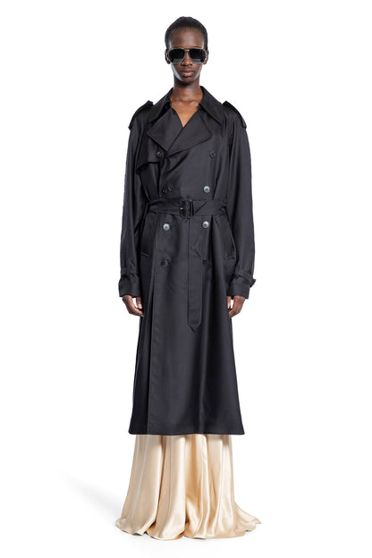 Antonioli SAINT LAURENT WOMAN BLACK COATS