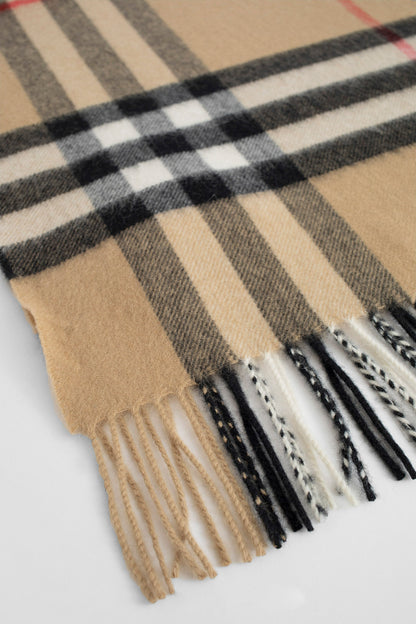 BURBERRY WOMAN BEIGE SCARVES