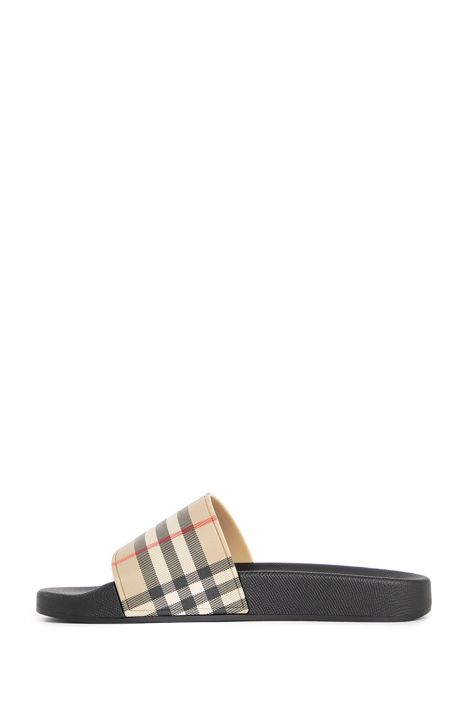 BURBERRY WOMAN BEIGE SANDALS & SLIDES