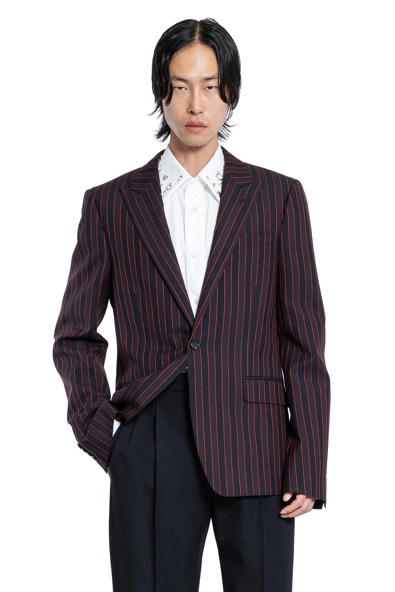 Shadow Stripe Blazer - Antonioli.eu