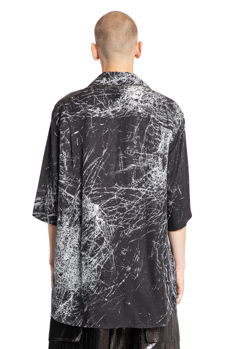 ALEXANDER MCQUEEN MAN BLACK SHIRTS