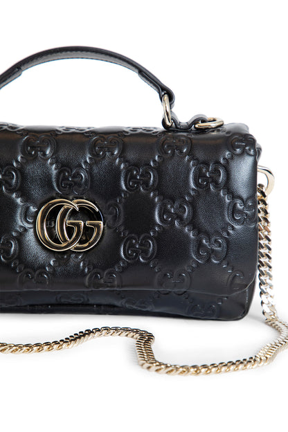 GUCCI WOMAN BLACK TOP HANDLE BAGS