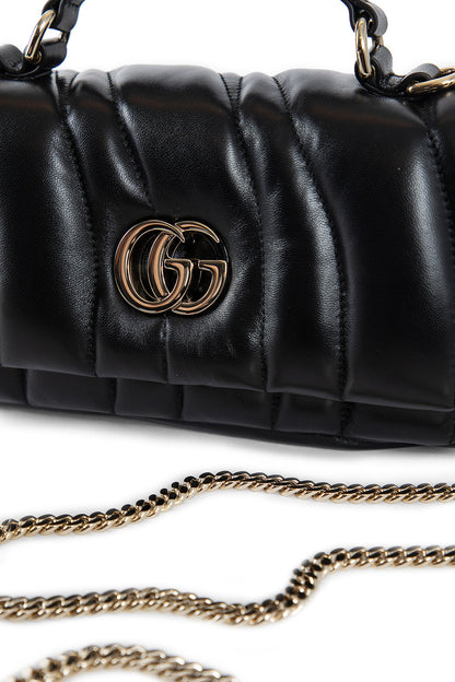 GUCCI WOMAN BLACK TOP HANDLE BAGS