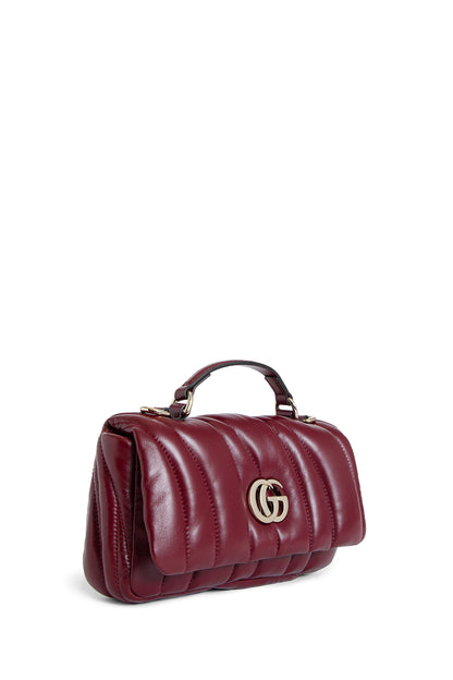 GUCCI WOMAN RED TOP HANDLE BAGS