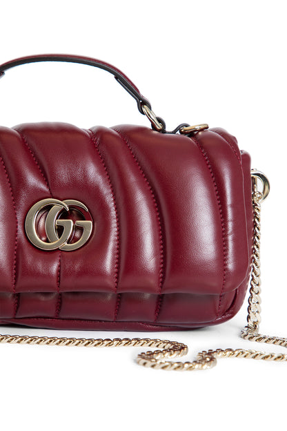 GUCCI WOMAN RED TOP HANDLE BAGS