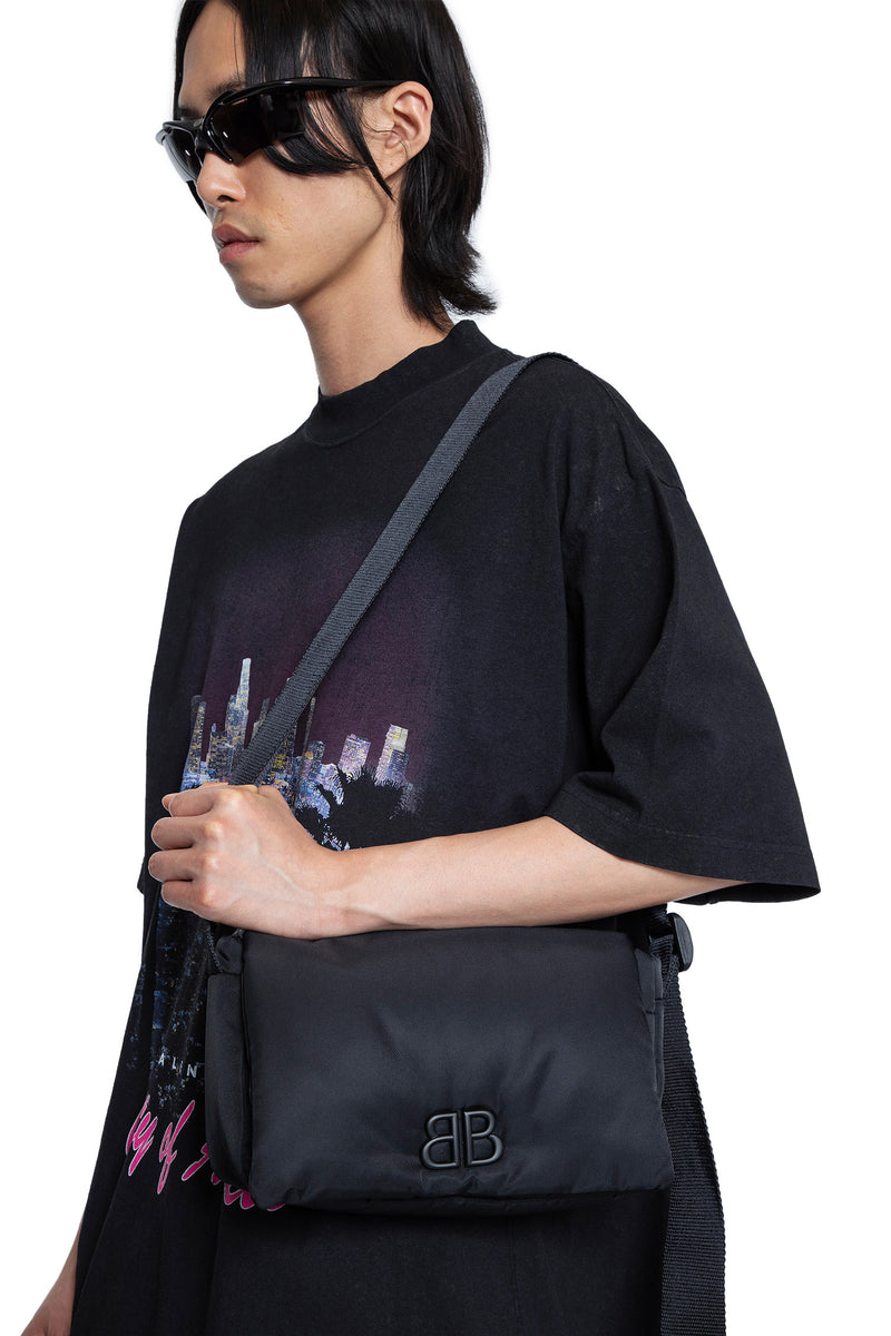 BALENCIAGA Monaco Flap Messenger Bag Small man