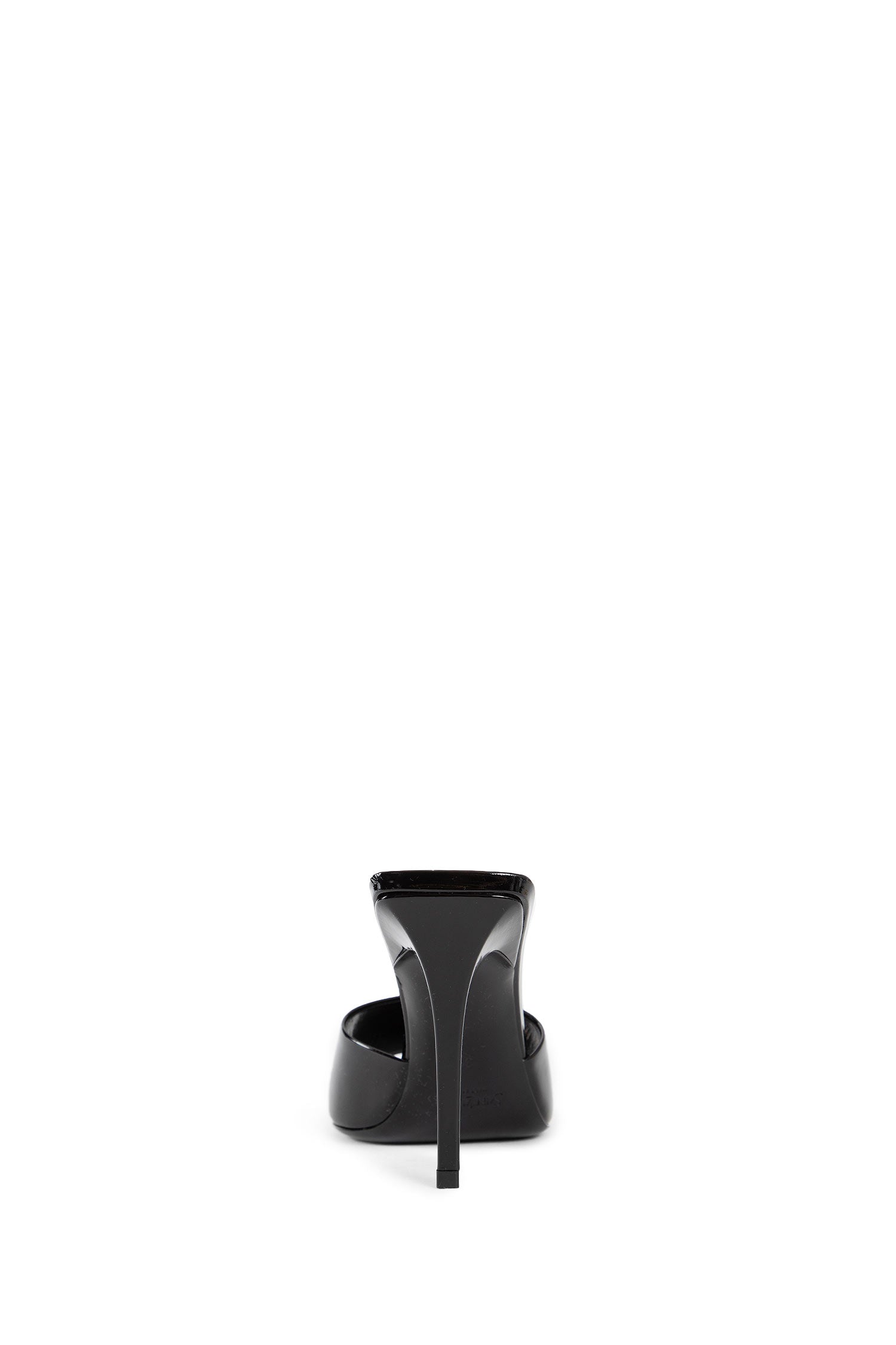 SAINT LAURENT WOMAN BLACK SANDALS & SLIDES