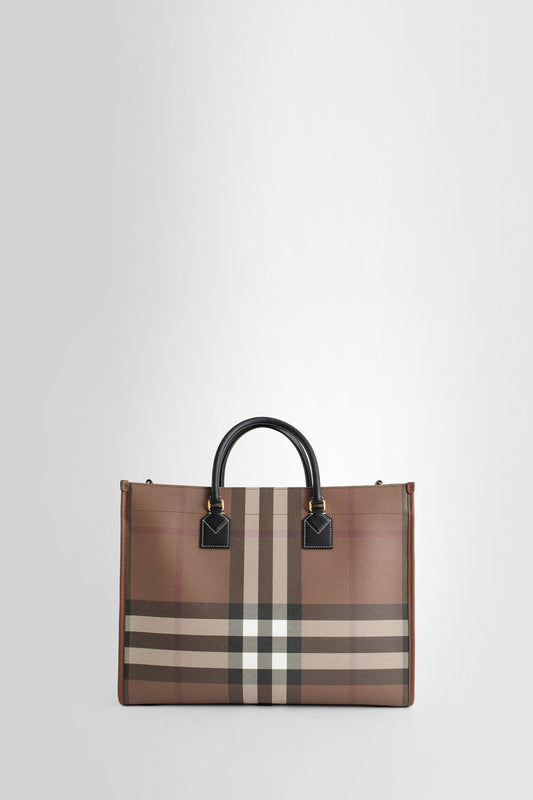 BURBERRY WOMAN BROWN TOTE BAGS