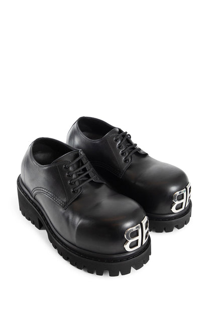 BALENCIAGA MAN BLACK LACE-UPS