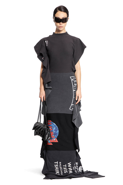 BALENCIAGA WOMAN BLACK DRESSES