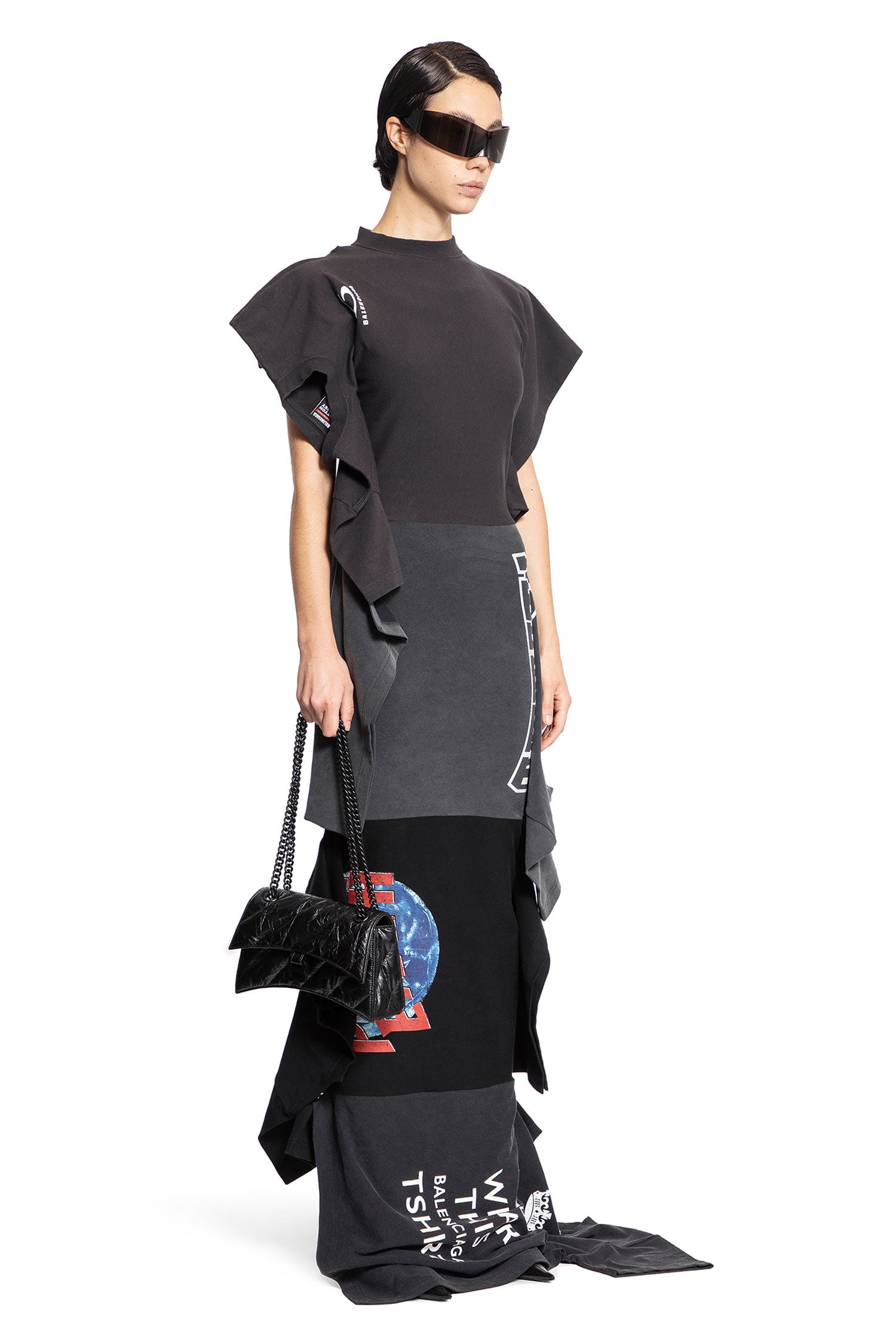 BALENCIAGA WOMAN BLACK DRESSES