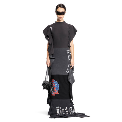 BALENCIAGA WOMAN BLACK DRESSES