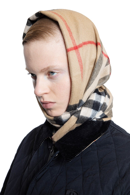 BURBERRY UNISEX BEIGE SCARVES