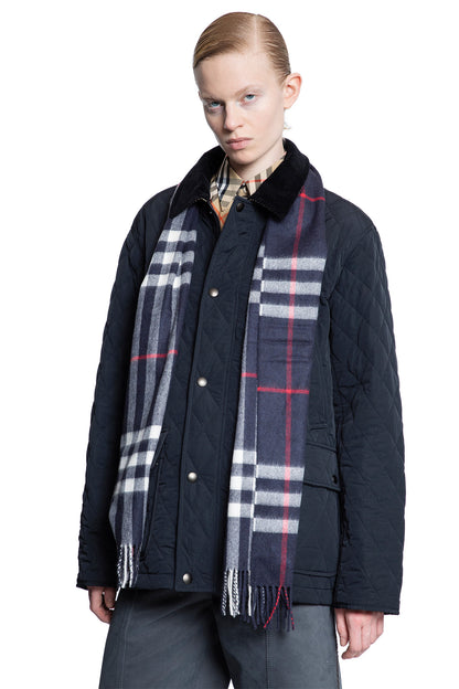 BURBERRY UNISEX BLUE SCARVES