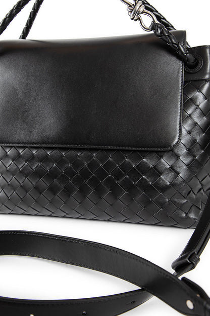 BOTTEGA VENETA MAN BLACK CROSSBODY BAGS